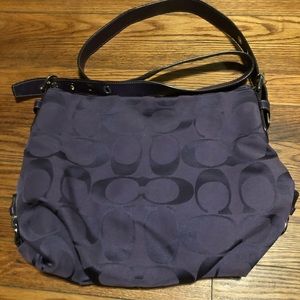 Purple coach crossbody